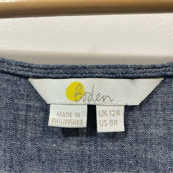 Boden Blue Sleeveless Scoop Neck Midi Sundress - Picture 12 of 13